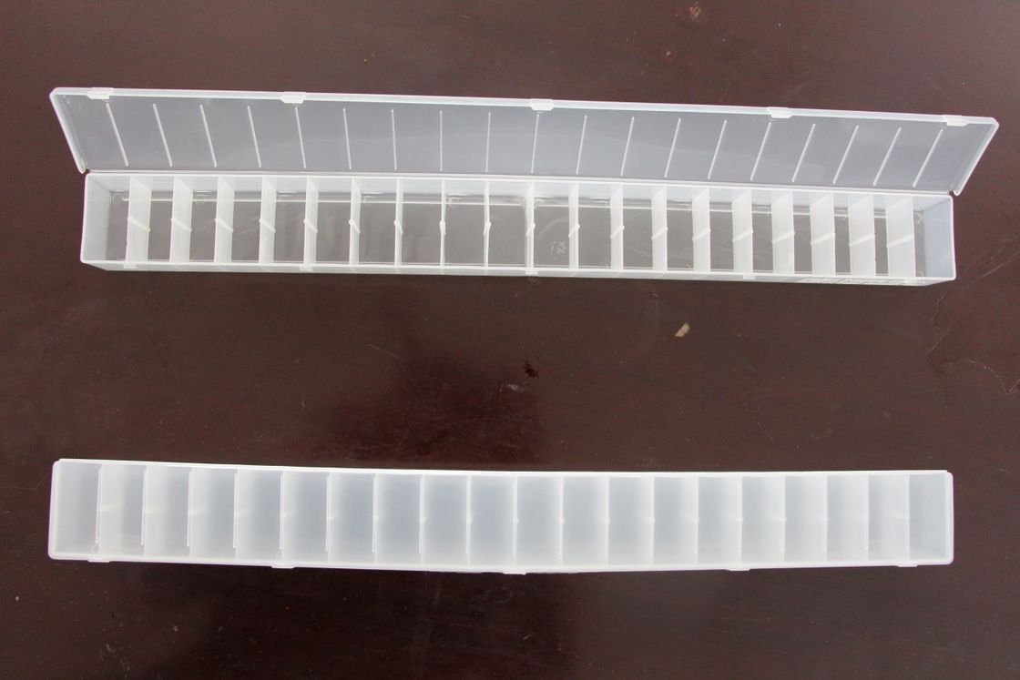 अद्वितीय ताला / सफेद प्लास्टिक नमूना बक्से के साथ एंटी एजिंग कोर नमूना बक्से